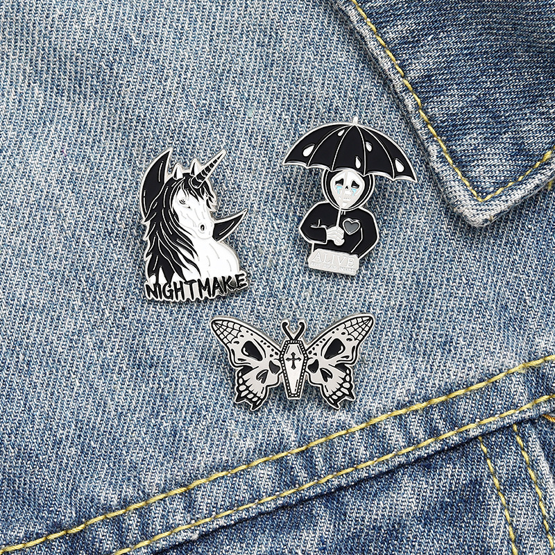 Enamel Brooches Pin for Women Girl Fashion Jewelry Accessories Metal Vintage Brooches Pins Badge Wholesale Gift Black Punk Umbrella
Enamel Brooches Pin for Women Girl Fashion Jewelry Accessories Metal Vintage Brooches Pins Badge Wholesale Gift Black Punk Umbrella
