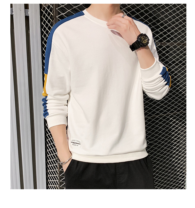 Long Sleeve Sweatshirts Men 2020 New Fashion 6 Color Hoodie Mens Casual O-Neck Patchwork Sweatshirt for Young Men kg-165, Cbd163 blue
Long Sleeve Sweatshirts Men 2020 New Fashion 6 Color Hoodie Mens Casual O-Neck Patchwork Sweatshirt for Young Men kg-165, Cbd163 blue