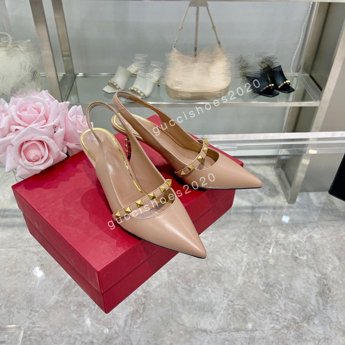 2022 Hot luxury design Leather Women Stud Sandals Slingback Pumps Ladies Sexy High Heels Fashion rivets shoes, 02
2022 Hot luxury design Leather Women Stud Sandals Slingback Pumps Ladies Sexy High Heels Fashion rivets shoes, 02