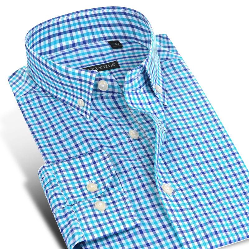 England Style Plaid Checkered Cotton Men's Shirts Pocket-less Design Full Sleeve Casual Standard-fit Button-down Gingham Shirt, Cz75306
England Style Plaid Checkered Cotton Men's Shirts Pocket-less Design Full Sleeve Casual Standard-fit Button-down Gingham Shirt, Cz75306