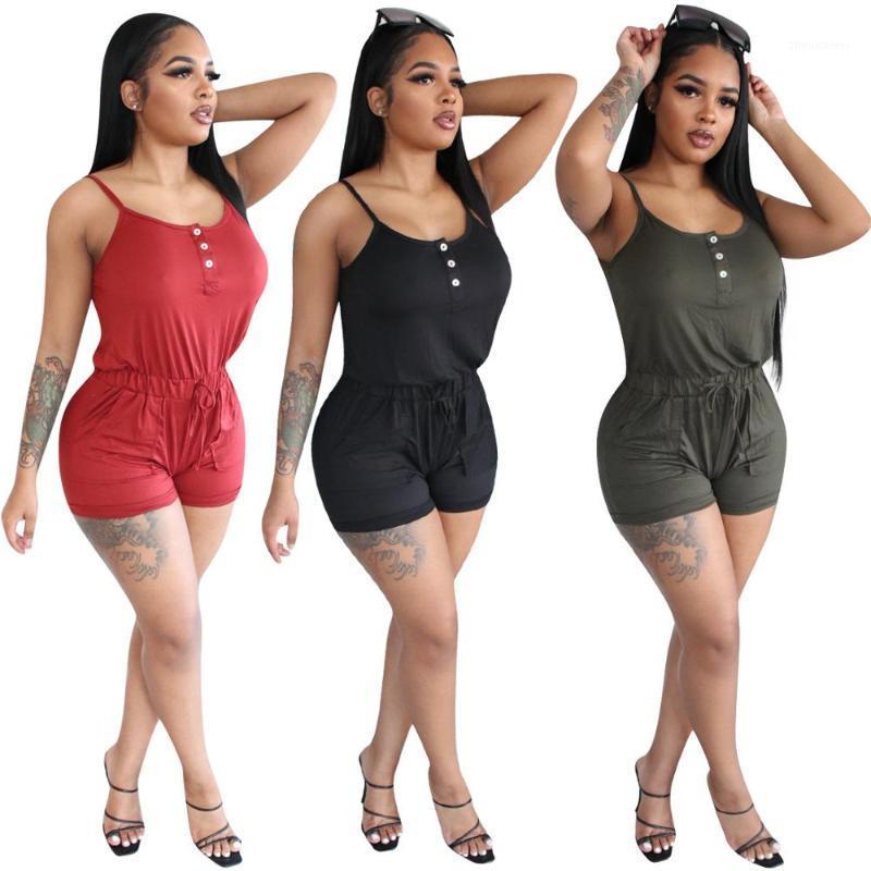 Women Solid Spaghetti Strap Button Splicing Elastic High Waist Playsuit Fashion Streetwear Bodysuit One Piece Romper Women' Jumpsuits & Rom, Blue
Women Solid Spaghetti Strap Button Splicing Elastic High Waist Playsuit Fashion Streetwear Bodysuit One Piece Romper Women' Jumpsuits & Rom, Blue