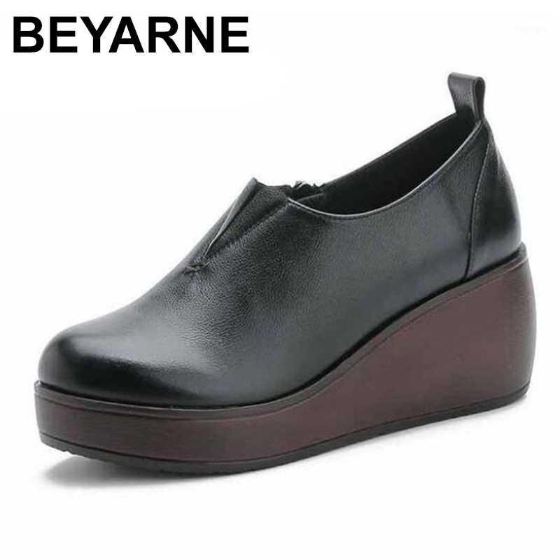 BEYARNE autumn classic black round toe pumps women platform shoes side zipper genuine leather high heel platform casual shoes1
BEYARNE autumn classic black round toe pumps women platform shoes side zipper genuine leather high heel platform casual shoes1