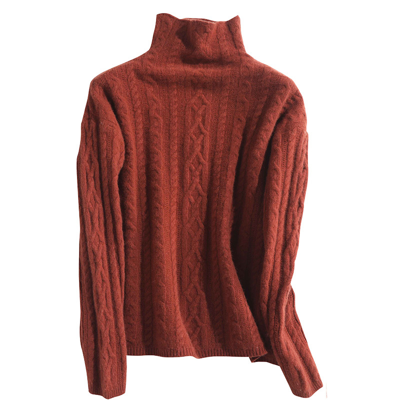 Cashmere Sweater Turtleneck Women Merino Wool Pullover Knitting Soft Winter Clothes Jumper Women knitwear 201017
