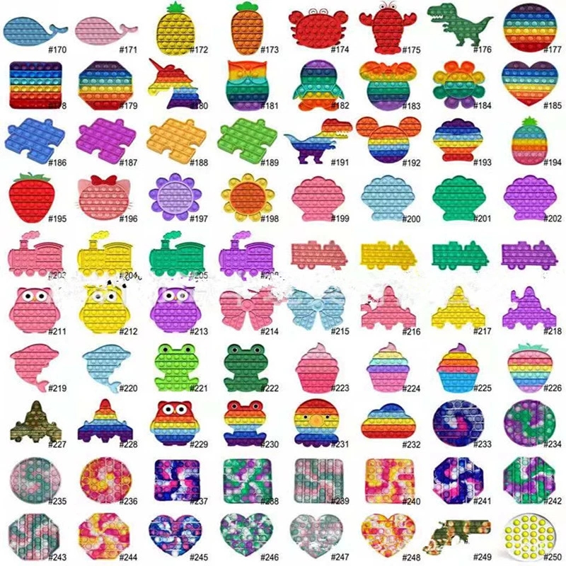 Wholesale Funny Rainbow Push Bubble Fidget Toy Antistress Sensory Stress Relief Squishy Toys For Adults Children Gifts
Wholesale Funny Rainbow Push Bubble Fidget Toy Antistress Sensory Stress Relief Squishy Toys For Adults Children Gifts