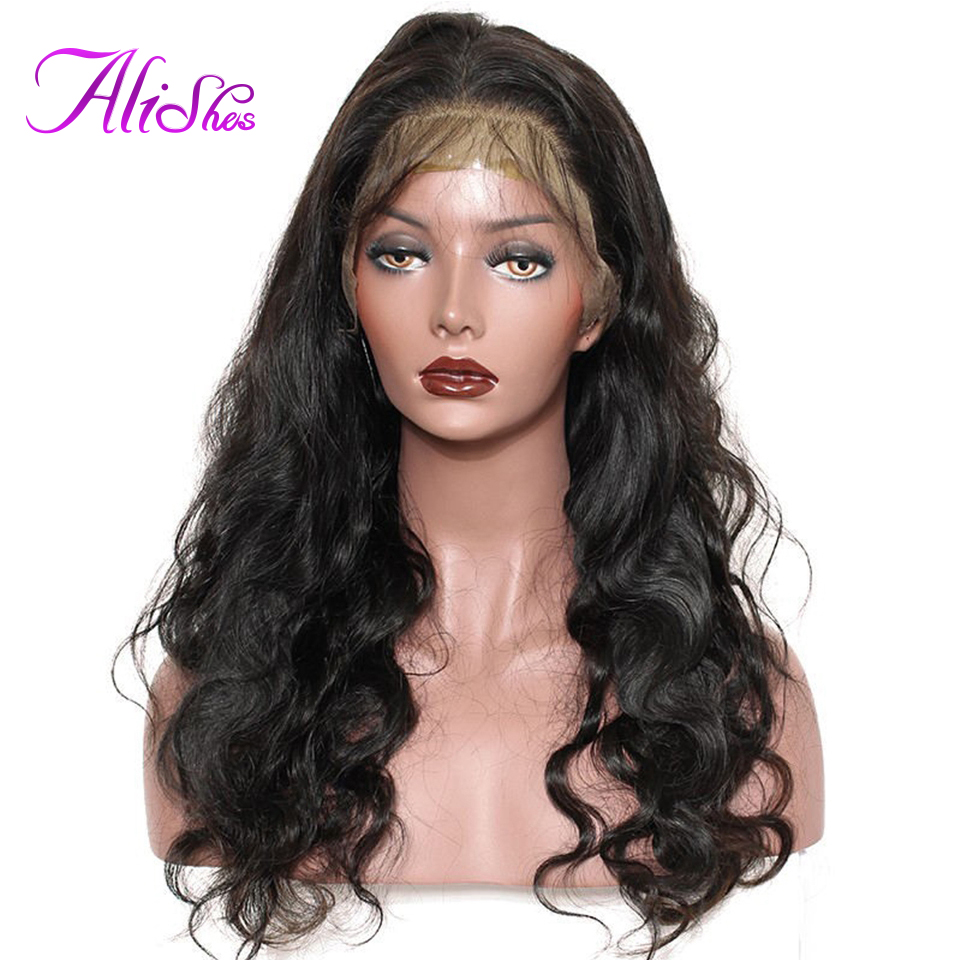 Alishes Body Wave Lace Front Wig Peruvian Hair Pre Plucked 13x4 Frontal Wig Human Hair 150% Density Lace Wigs Remy Natural Black, Natural color
Alishes Body Wave Lace Front Wig Peruvian Hair Pre Plucked 13x4 Frontal Wig Human Hair 150% Density Lace Wigs Remy Natural Black, Natural color