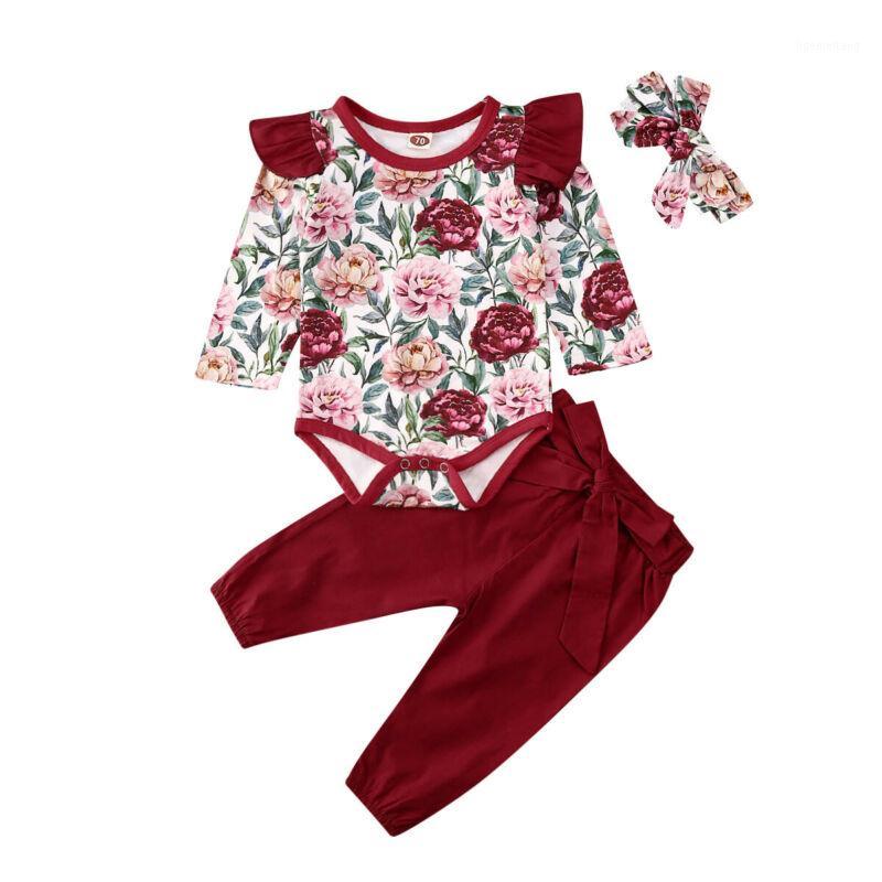 2020 Newborn Kid Baby Girl Clothes Floral Romper Bodysuit Tops+Pants+Haedband Autumn Spring 3pcs Outfits Set 0-24M1, Red
2020 Newborn Kid Baby Girl Clothes Floral Romper Bodysuit Tops+Pants+Haedband Autumn Spring 3pcs Outfits Set 0-24M1, Red