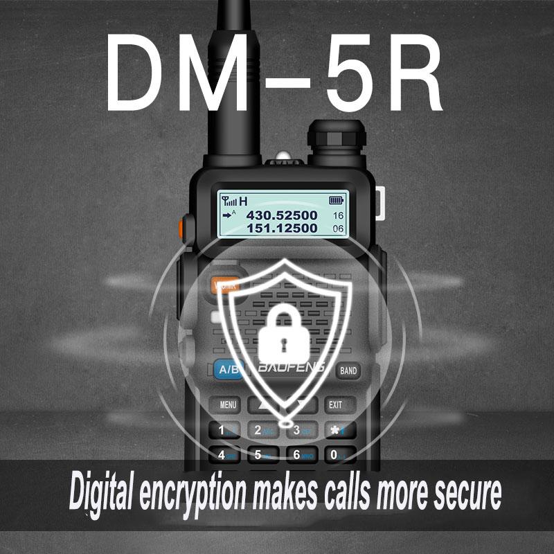 Baofeng DM-5R TierI TierII Walkie Talkie DMR Function Protable Moblie Dual Band Radio DM5R Baofeng
Baofeng DM-5R TierI TierII Walkie Talkie DMR Function Protable Moblie Dual Band Radio DM5R Baofeng