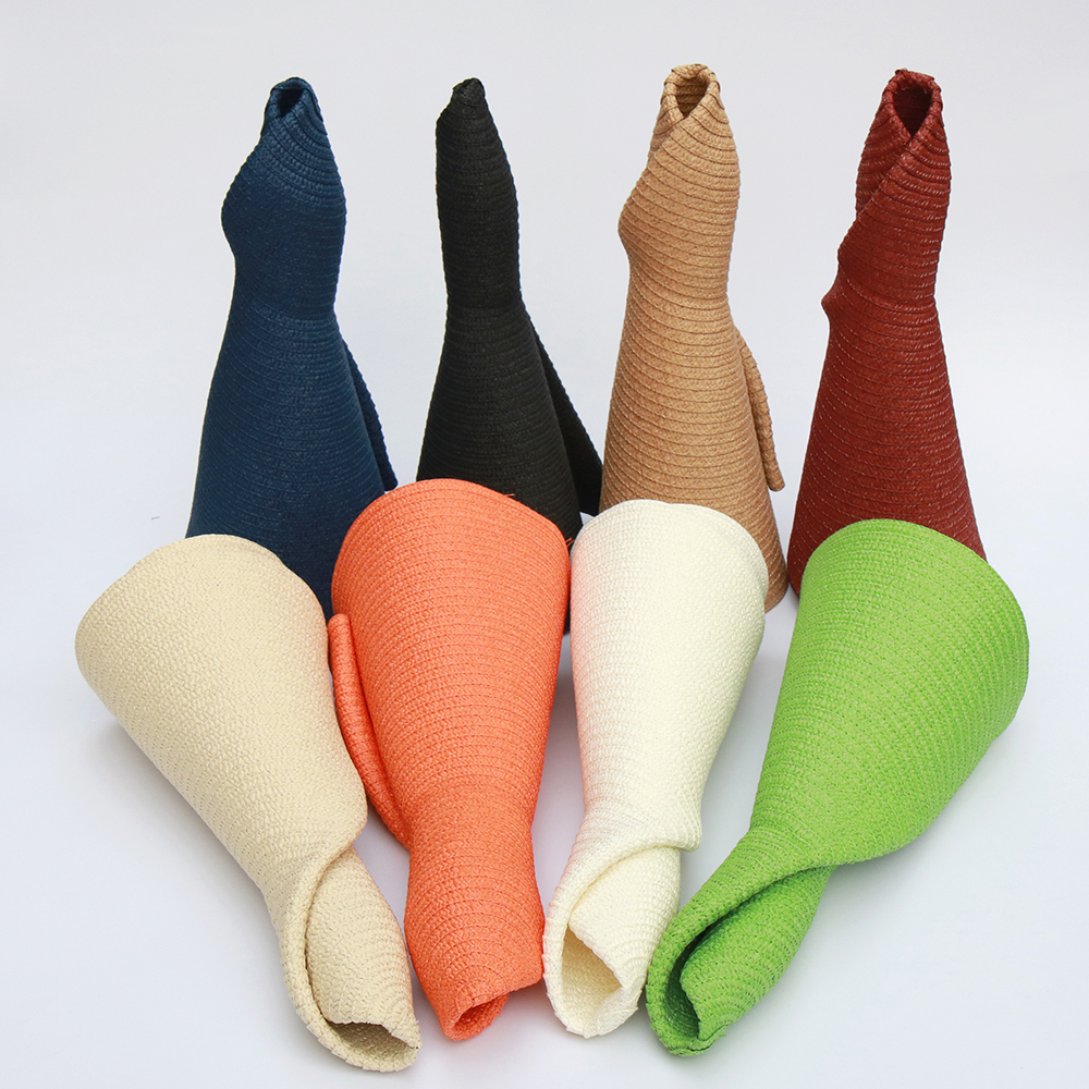 Wholesale 15Colors Ladies Summer Oversized Hats Women Floppy Big Beach Hat Fashion Foldable Vacation Sun Visor Caps Dropshipping Y200716