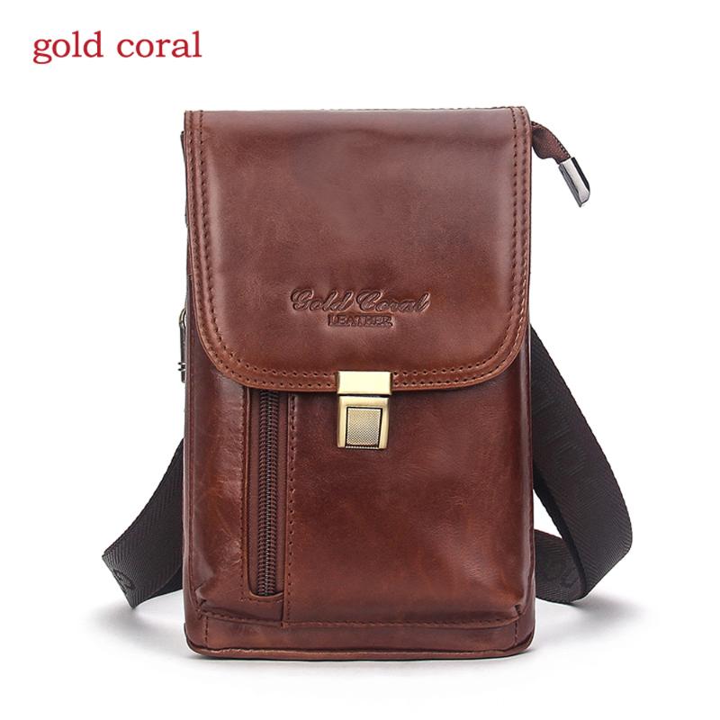 GOLD CORAL Genuine Leather Men's Belt Waist Bag Small Fanny Pack Phone Pouch Travel Shoulder Bags Male Messenger bag Wallets, Black
GOLD CORAL Genuine Leather Men's Belt Waist Bag Small Fanny Pack Phone Pouch Travel Shoulder Bags Male Messenger bag Wallets, Black