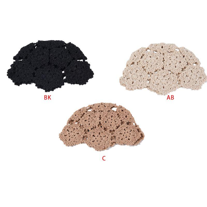 Womens Vintage Handmade Crochet Cotton Hat Summer Autumn Hollow Out Floral Knit Solid Color Literary Style Beanie Skull Cap
Womens Vintage Handmade Crochet Cotton Hat Summer Autumn Hollow Out Floral Knit Solid Color Literary Style Beanie Skull Cap