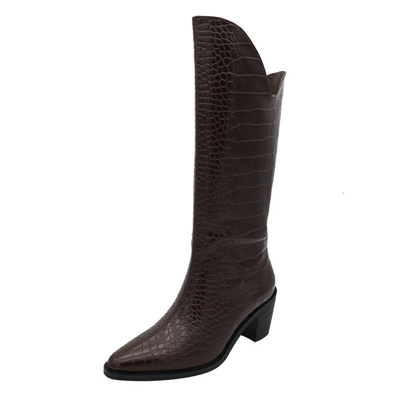 2021 New Arrival Knee Boots Pointed Toe Not Lace-up High Heels Autumn Winter Party Working Shoes Woman Xrug, Shallow brown
2021 New Arrival Knee Boots Pointed Toe Not Lace-up High Heels Autumn Winter Party Working Shoes Woman Xrug, Shallow brown