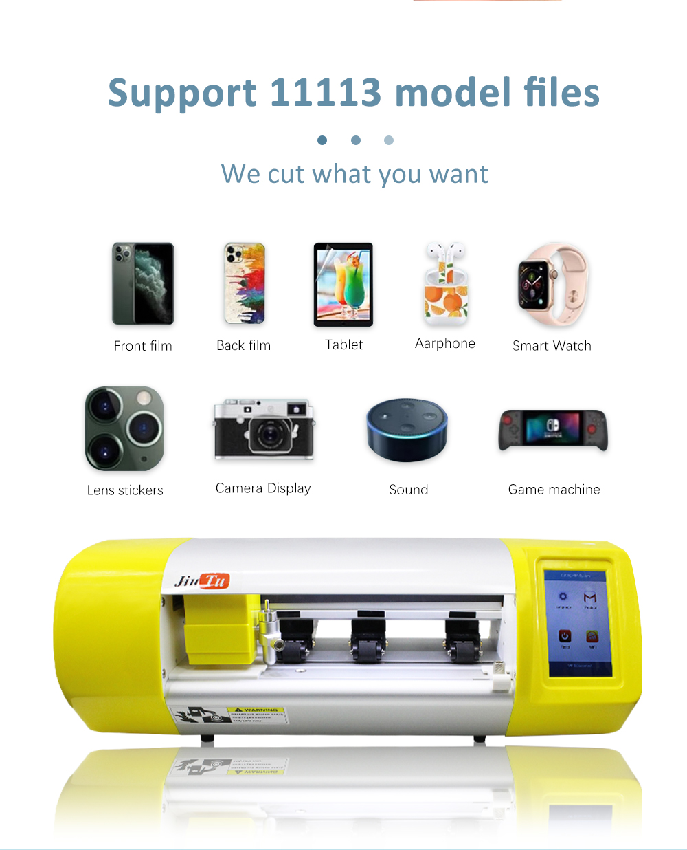 TPU Film Cutting Machine Hot Sale Smartphone Back Cover Protective Film Screen Vinyl Hydrogel Protector Intelligent Auto Tablet
TPU Film Cutting Machine Hot Sale Smartphone Back Cover Protective Film Screen Vinyl Hydrogel Protector Intelligent Auto Tablet