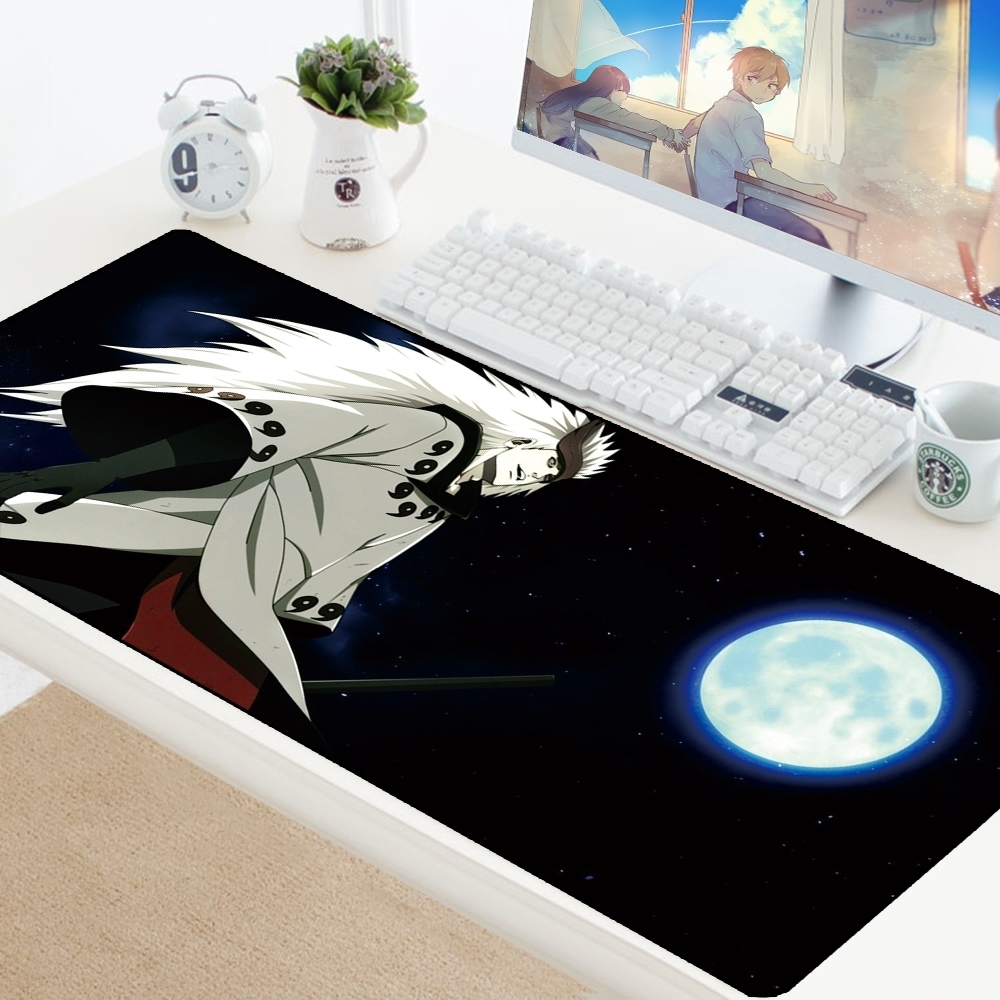 

Naruto Mousepad Rubber Lock Edge Game Office Computer Mat Anime Gaming Large Mouse Gamer Mause Big Desk Keyboard Pad LJ201031