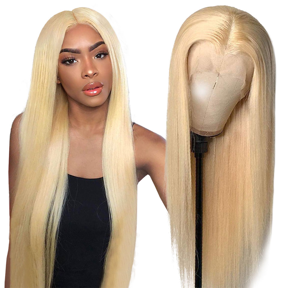 613 Blonde Lace Front Wig Honey Blonde Middle Part Straight Human Hair Wigs 28 30 inch Transparent Glueless Wigs For Women 180%, Black;brown
613 Blonde Lace Front Wig Honey Blonde Middle Part Straight Human Hair Wigs 28 30 inch Transparent Glueless Wigs For Women 180%, Black;brown