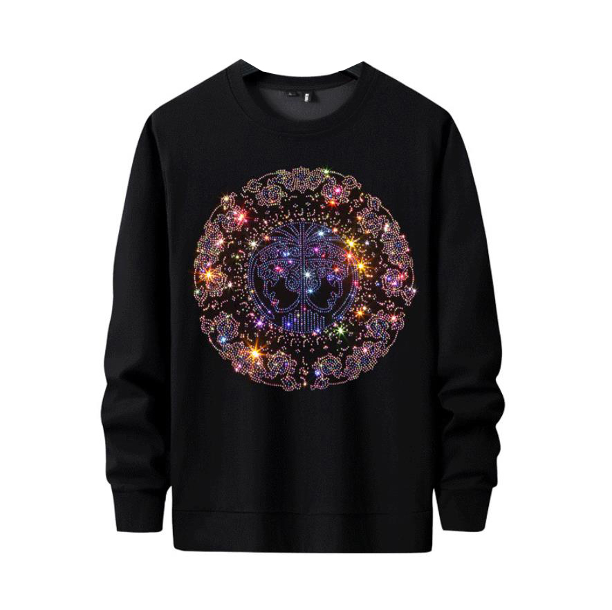 Autumn Mens Pullover Shirts Hot Diamond Long Sleeves Bottoming Rhinestone Design Tops Unisex Plus Size Multiple Styles, 9216
Autumn Mens Pullover Shirts Hot Diamond Long Sleeves Bottoming Rhinestone Design Tops Unisex Plus Size Multiple Styles, 9216