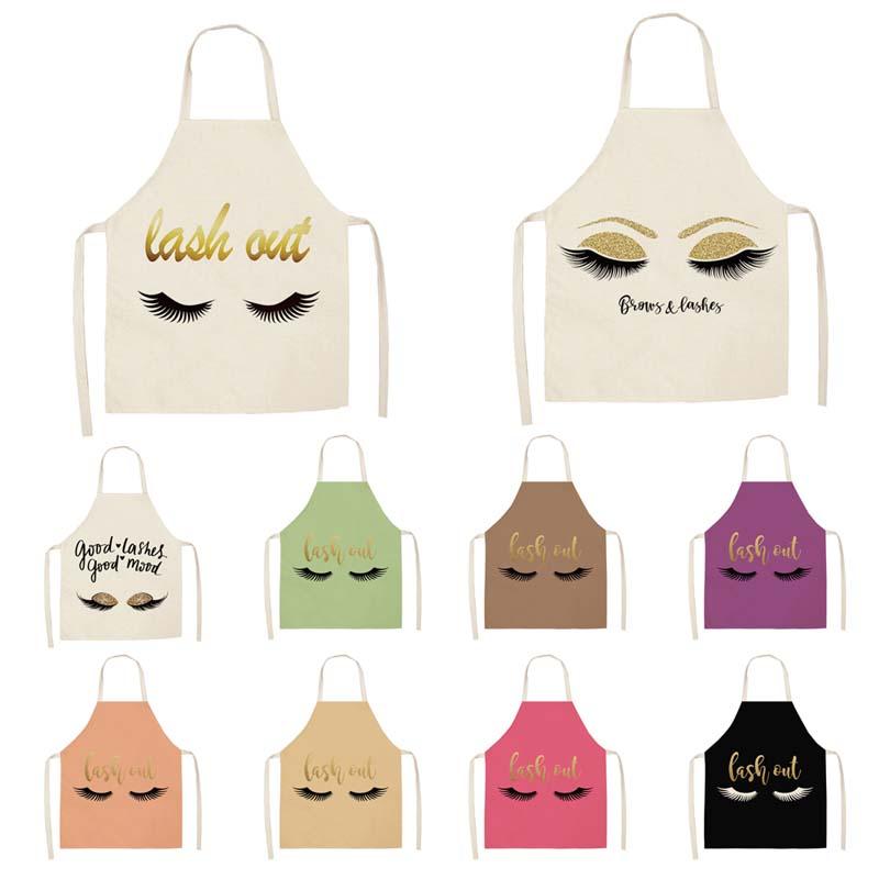 Eye Lashes Printed Kitchen Men Women Chef Cooking Cotton Linen Waist Apron Cleaning
Eye Lashes Printed Kitchen Men Women Chef Cooking Cotton Linen Waist Apron Cleaning