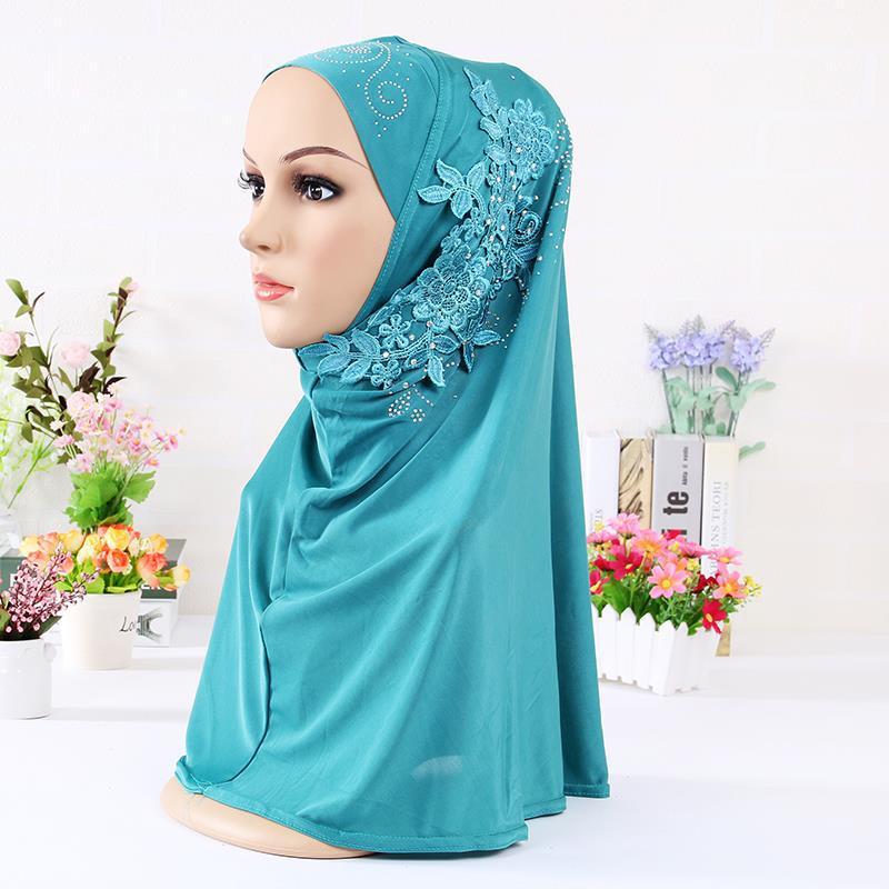 2020 Muslim Diamonds Instand Hijab Head Scarf For Women Solid Lace Headwraps Hijabs Femme Musulman Ready To Wear Hijab Scarves
2020 Muslim Diamonds Instand Hijab Head Scarf For Women Solid Lace Headwraps Hijabs Femme Musulman Ready To Wear Hijab Scarves