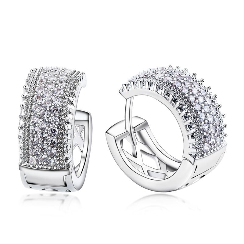 New arrivals women 19mm Hoop Earring wedding party earring copper material setting white cz fashion jewelry Free drop shipping
New arrivals women 19mm Hoop Earring wedding party earring copper material setting white cz fashion jewelry Free drop shipping