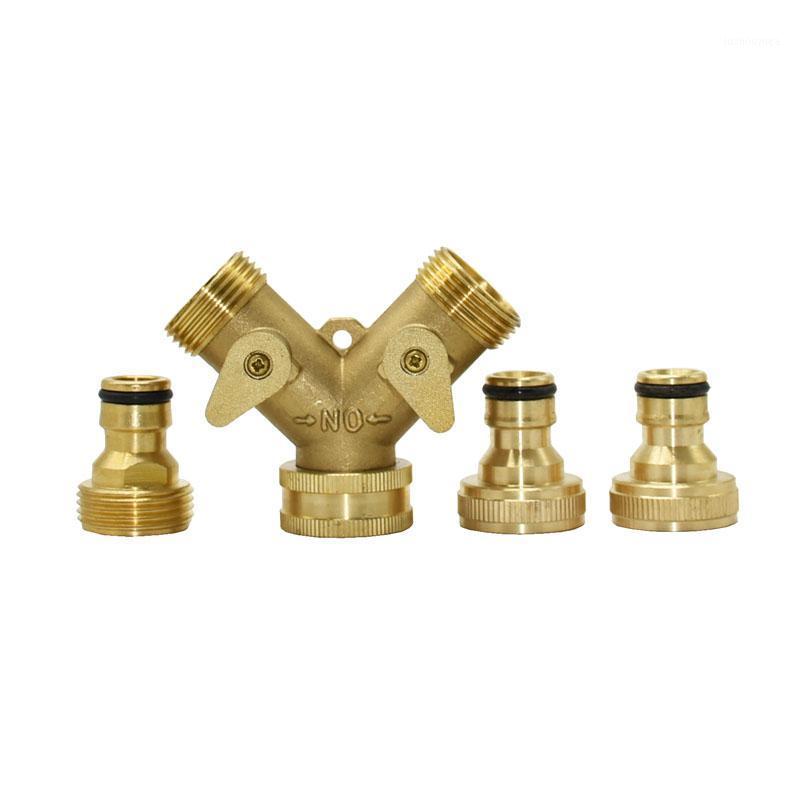 Brass 3/4" Female 2-way Garden tap water splitter 3/4" male Y Irrigation valve garden hose splitter watering 1pcs1
Brass 3/4" Female 2-way Garden tap water splitter 3/4" male Y Irrigation valve garden hose splitter watering 1pcs1