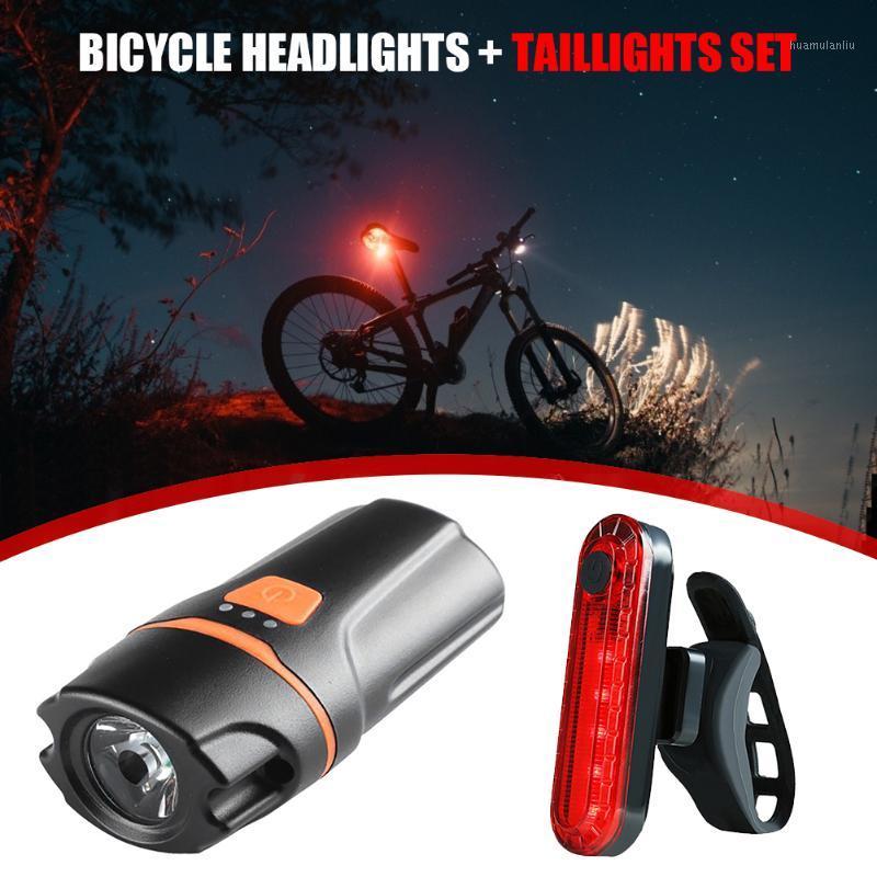 2pcs Rechargeable Front Headlight LED Waterproof Mountain Bike Rear Taillight Biking Portable Dustproof Cycling Parts1
2pcs Rechargeable Front Headlight LED Waterproof Mountain Bike Rear Taillight Biking Portable Dustproof Cycling Parts1