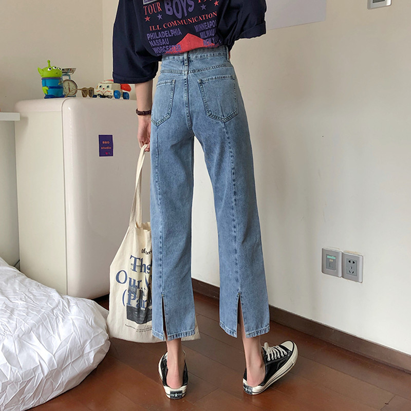 2021 New S- Korean style women casual thin round spilt women's high-waisted brim pants (78365) EDB9, Sky blue
2021 New S- Korean style women casual thin round spilt women's high-waisted brim pants (78365) EDB9, Sky blue