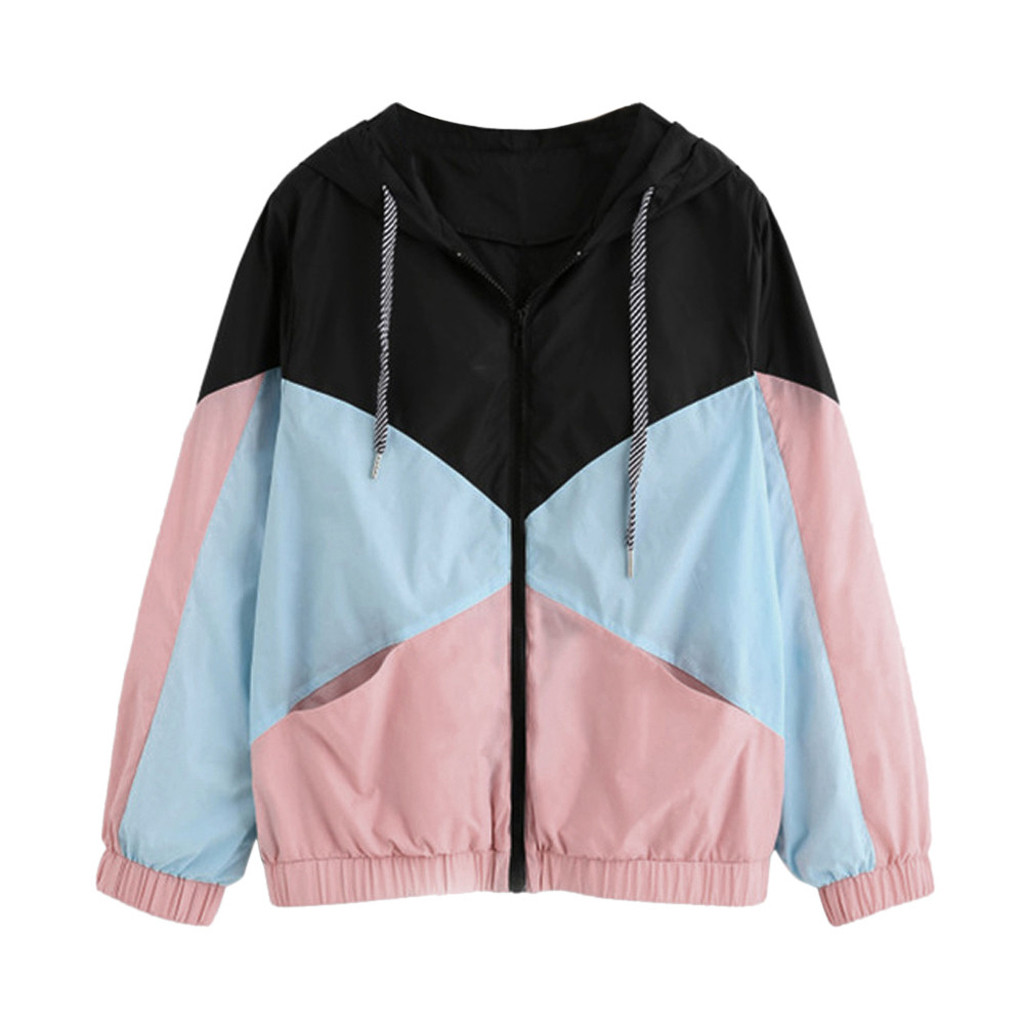 hoodies 2020 Women Long Sleeve Patchwork Hooded Zipper Pockets Casual Sport Coat, Kg-1
hoodies 2020 Women Long Sleeve Patchwork Hooded Zipper Pockets Casual Sport Coat, Kg-1