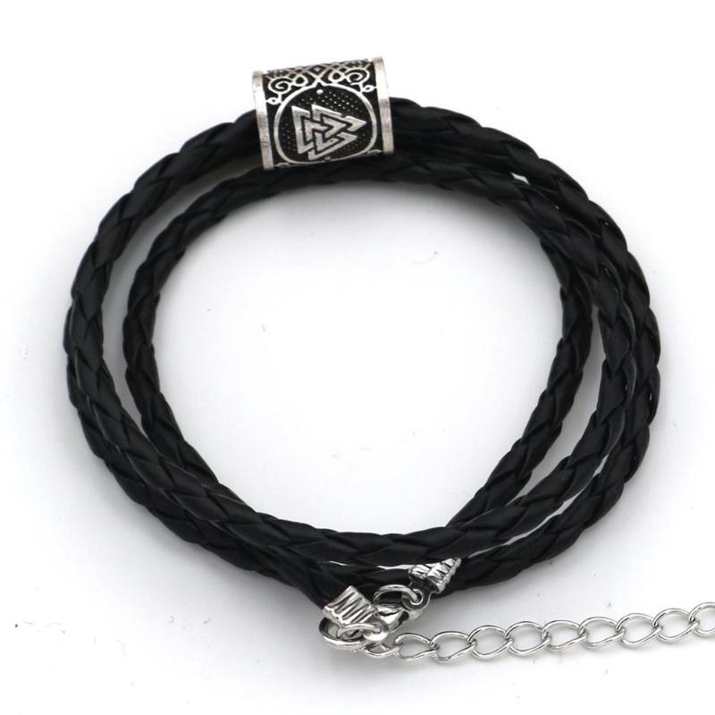 Viking Bracelet Nores Rune Valknut Vegvisir Beard Beads Accessories Bracelet Trendy Men's Charm
Viking Bracelet Nores Rune Valknut Vegvisir Beard Beads Accessories Bracelet Trendy Men's Charm