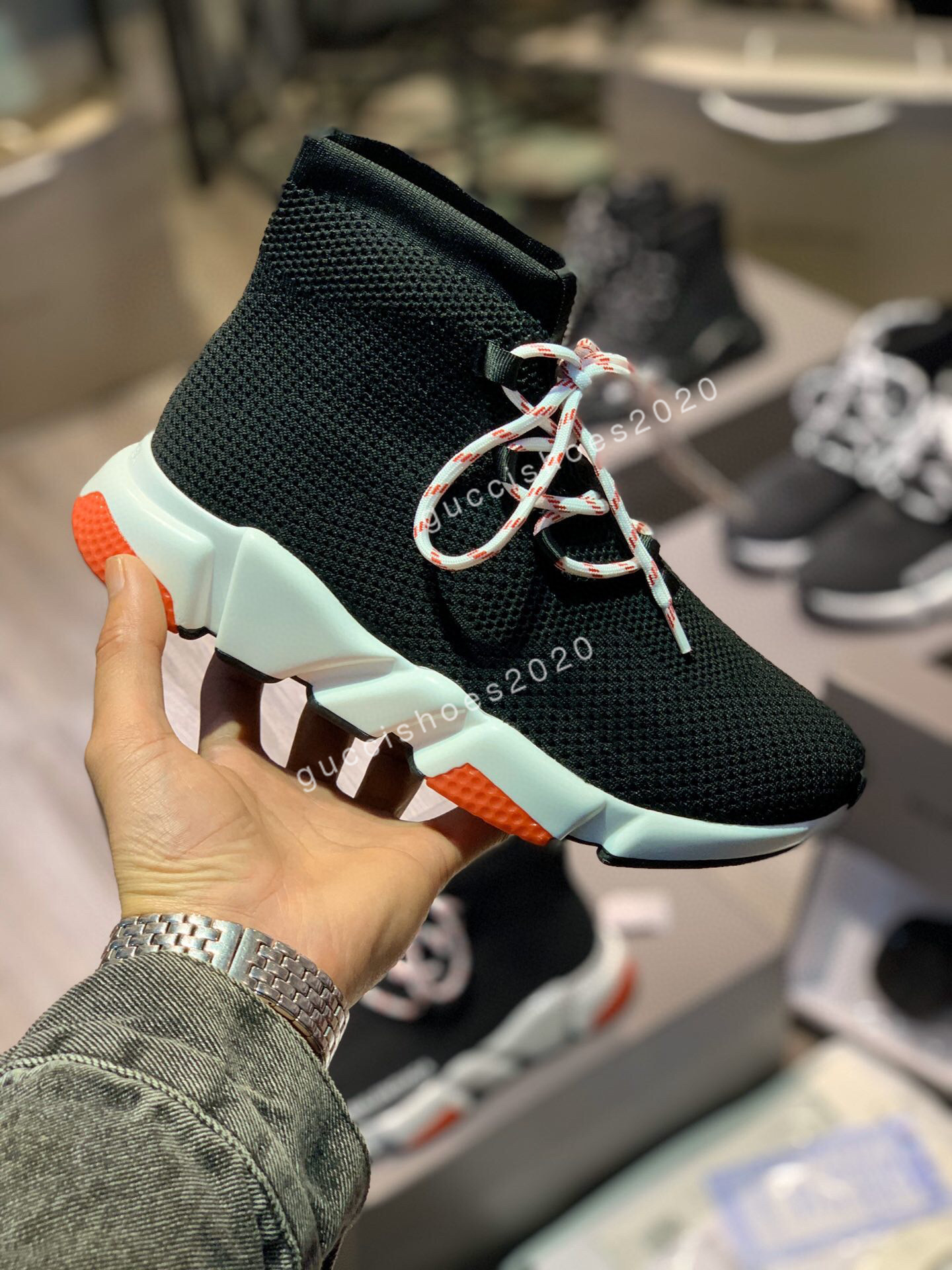 2022 Men Women Knitted Socks Shoes Fashion ladies Platform Sneakers Top Designer Couples runners trainers shoe man sneaker size35-45, 01
2022 Men Women Knitted Socks Shoes Fashion ladies Platform Sneakers Top Designer Couples runners trainers shoe man sneaker size35-45, 01