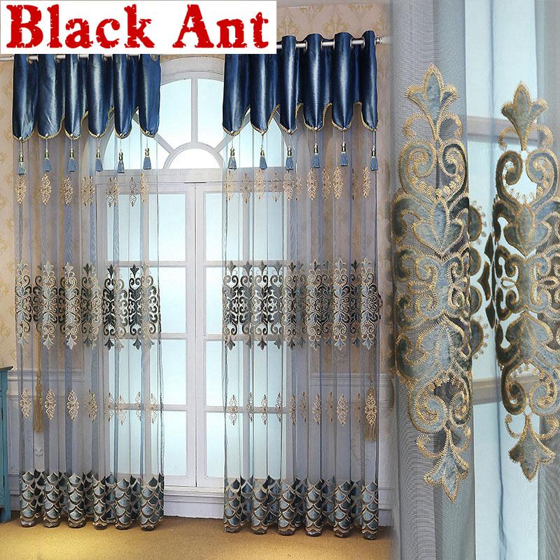 Velvet Embroidered Tulle Curtains for Living Room Bedroom Europe Luxury Screen Sheer Voile for French Window Door Curtains X797T, Purple flower
Velvet Embroidered Tulle Curtains for Living Room Bedroom Europe Luxury Screen Sheer Voile for French Window Door Curtains X797T, Purple flower
