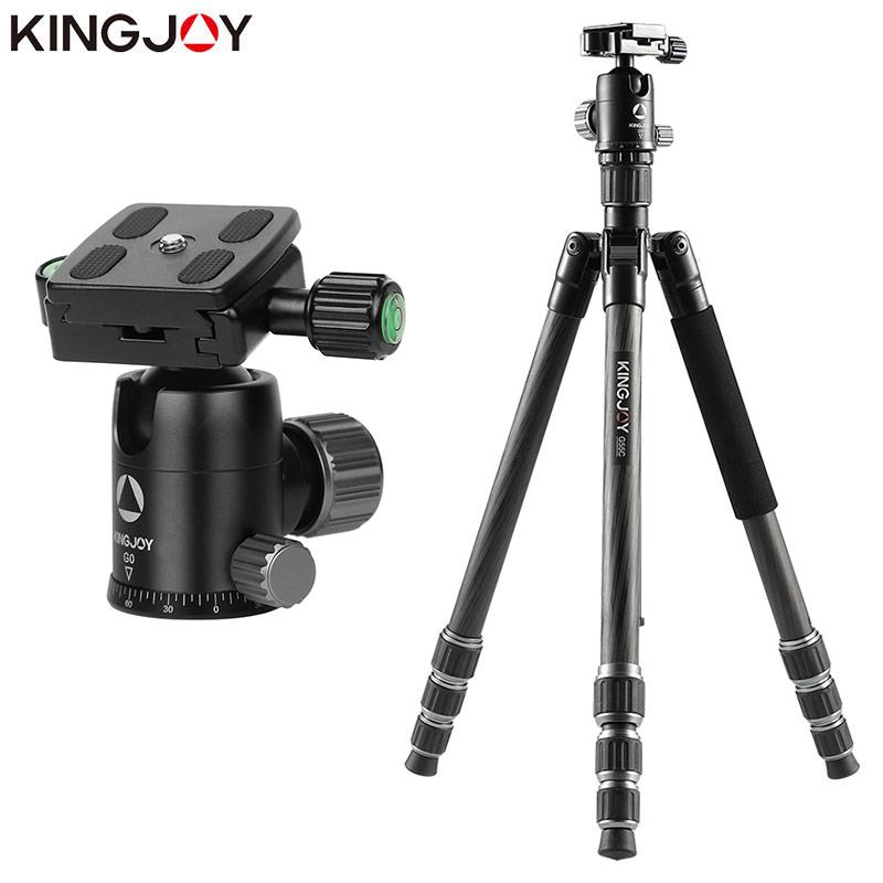 KINGJOY Official G55 Professional Carbon Fiber Portable Tripod Kit Monopod Stand Ball head For Travel DSLR Camera Photographic
KINGJOY Official G55 Professional Carbon Fiber Portable Tripod Kit Monopod Stand Ball head For Travel DSLR Camera Photographic