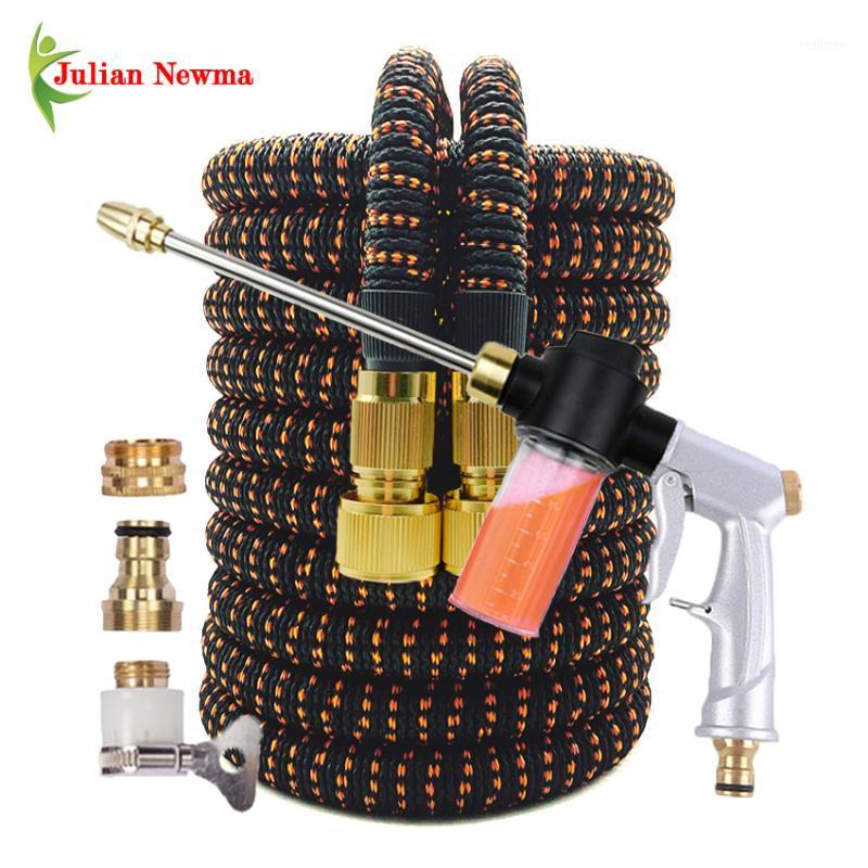 25-100FT Garden Hose Fexible Foam Pot Metal spray gun Soft expandable Watering Hose High Pressure car Wash Irrigation Pipe1
25-100FT Garden Hose Fexible Foam Pot Metal spray gun Soft expandable Watering Hose High Pressure car Wash Irrigation Pipe1