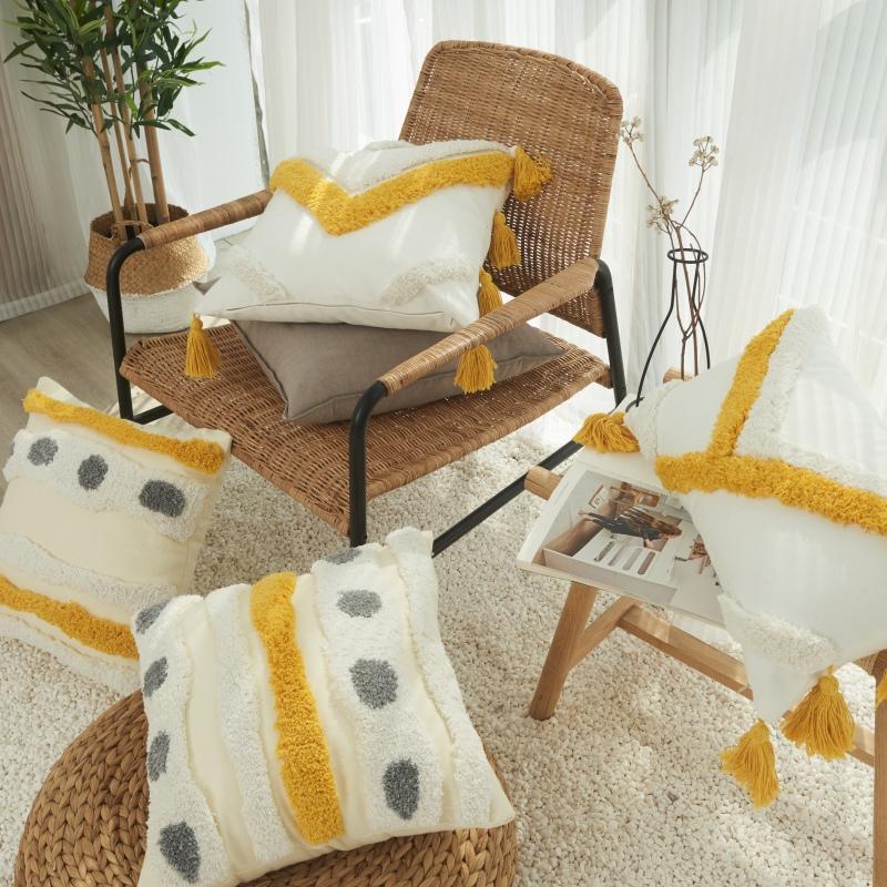 Pillow Case Home Decor Tufted Tassel Hanging Ear Pillowcase Dot Sofa Cover For Living Room Bedroom, A3
Pillow Case Home Decor Tufted Tassel Hanging Ear Pillowcase Dot Sofa Cover For Living Room Bedroom, A3