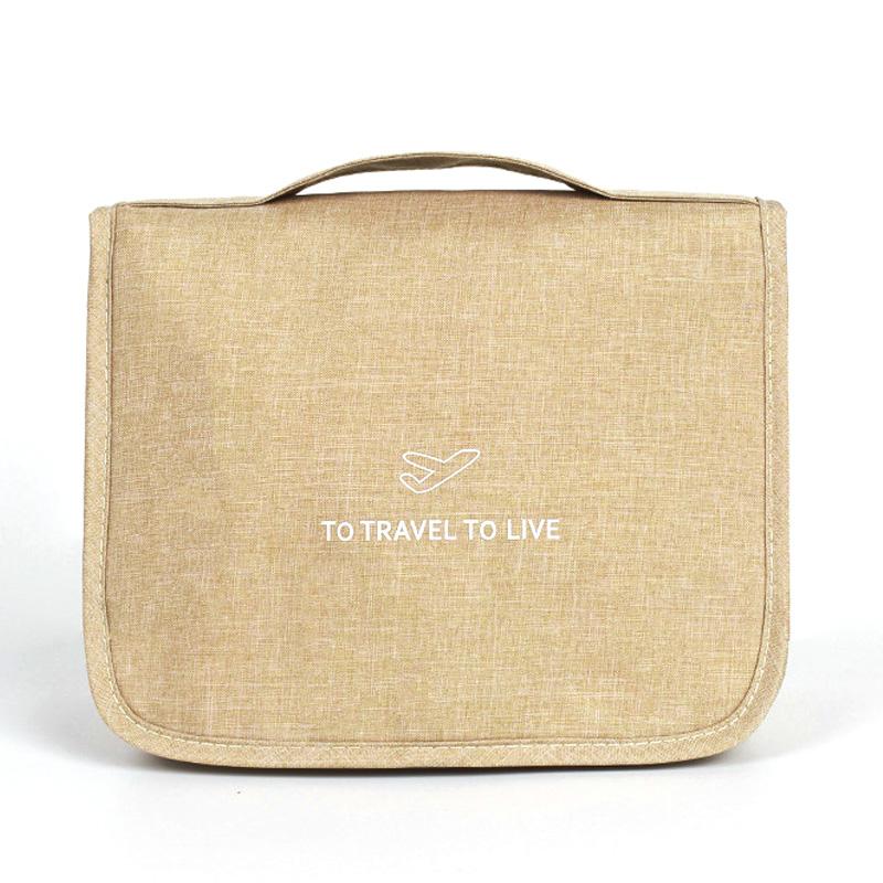 Cosmetic Bag New Big Capacity Cosmetic Bag Canvas Travel Waterproof Packing Cube Storage Free Hook Travel Accessories, Beige
Cosmetic Bag New Big Capacity Cosmetic Bag Canvas Travel Waterproof Packing Cube Storage Free Hook Travel Accessories, Beige
