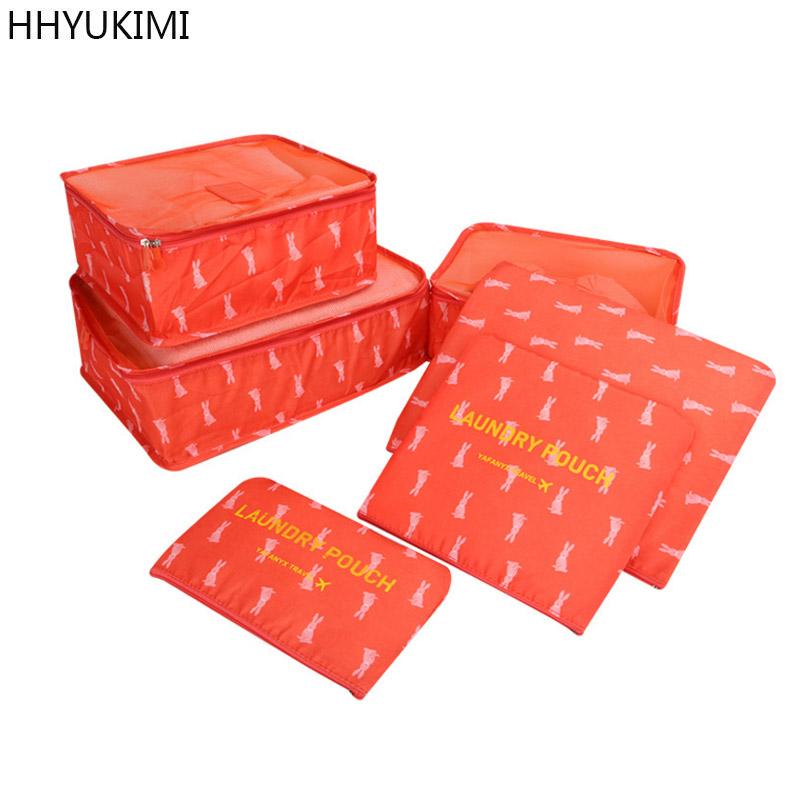 HHYUKIMI 6 Pcs/Set Women Travel Storage Bag Luggage Clothes Tidy Organizer Portable Pouch Suitcase Underwear Organizer Laundry
HHYUKIMI 6 Pcs/Set Women Travel Storage Bag Luggage Clothes Tidy Organizer Portable Pouch Suitcase Underwear Organizer Laundry