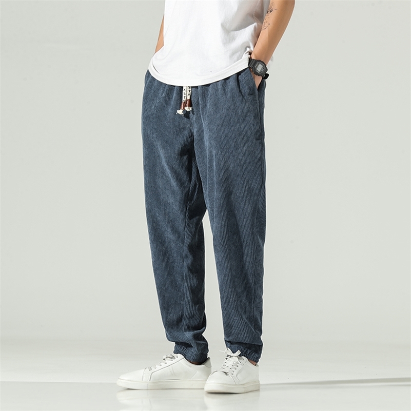 Men Corduroy Harem Pants Mens Casual Elastic Waist Warm Pants Brand Male Joggers Hip Hop Trousers 5XL 201110, Navy
Men Corduroy Harem Pants Mens Casual Elastic Waist Warm Pants Brand Male Joggers Hip Hop Trousers 5XL 201110, Navy