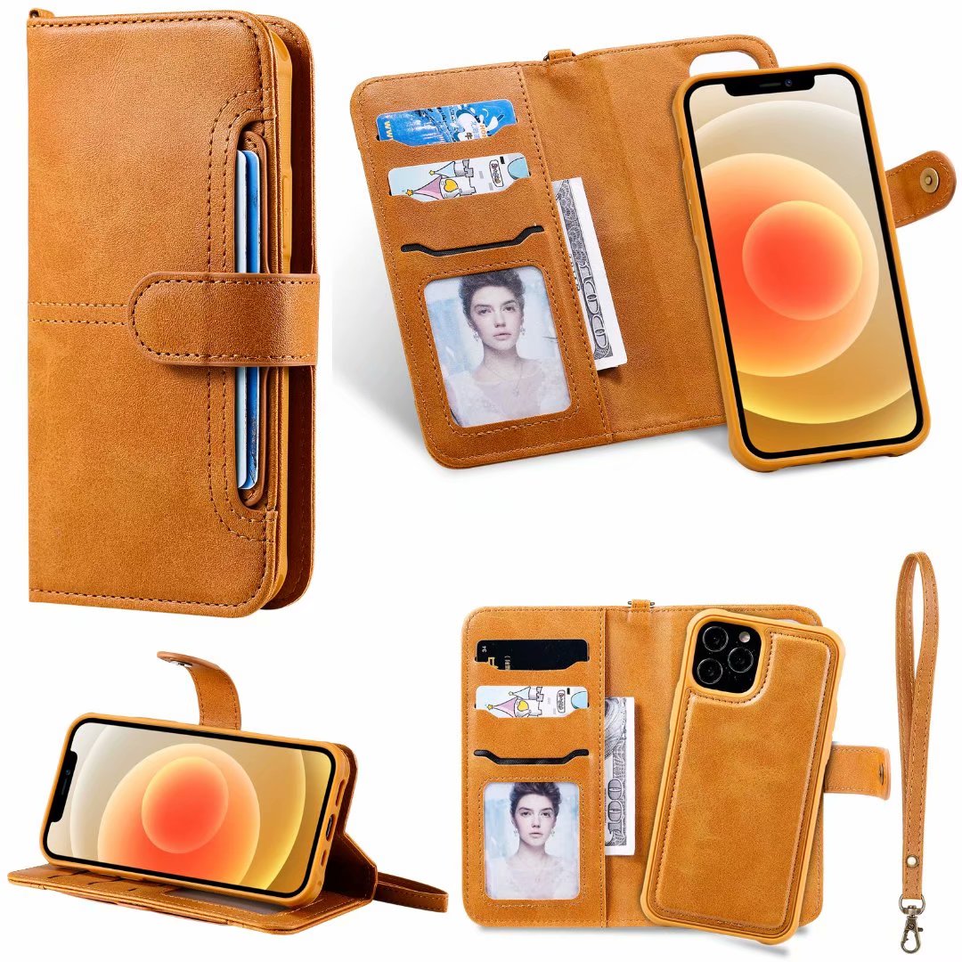 Flip Folio Case for iPhone 12 XR XS Detachable Leather Wallet Phone Case Magnet Cover for iPhone 11 SE 2020 XS Max 7
Flip Folio Case for iPhone 12 XR XS Detachable Leather Wallet Phone Case Magnet Cover for iPhone 11 SE 2020 XS Max 7