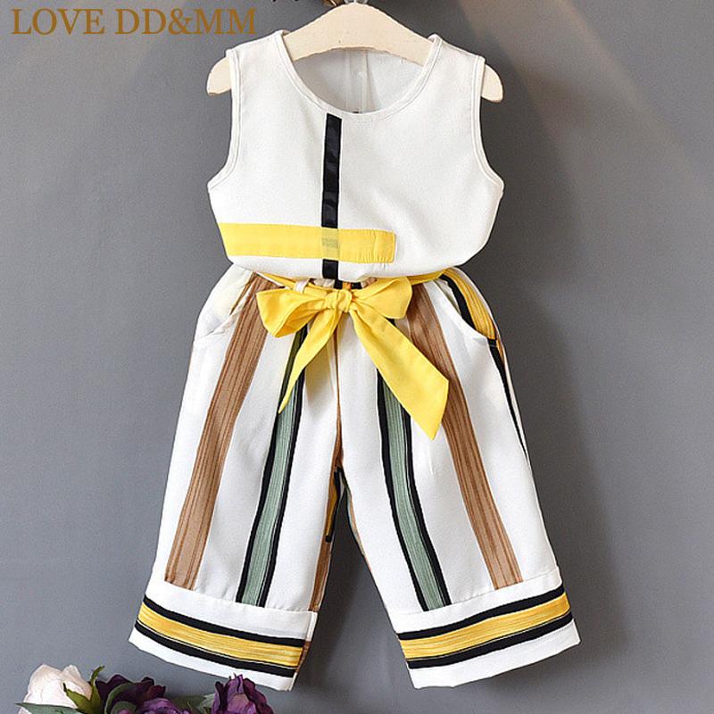 LOVE DD&MM Girls Sets 2021 Summer New Children's Wear Girls Fashion T-Shirt Vest T-Shirt + Wide Leg Pants Set, Blue
LOVE DD&MM Girls Sets 2021 Summer New Children's Wear Girls Fashion T-Shirt Vest T-Shirt + Wide Leg Pants Set, Blue