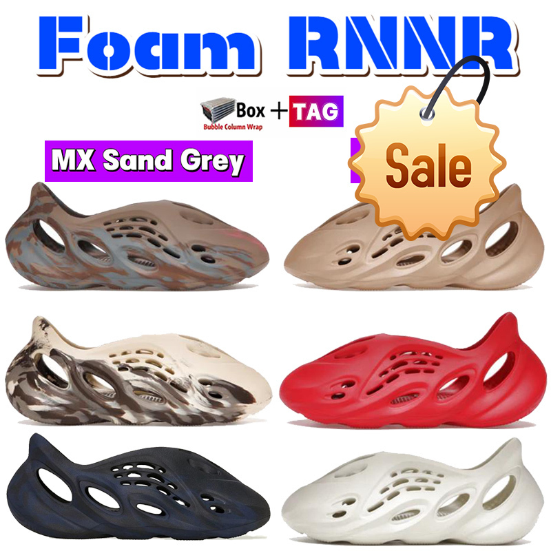 Designer Foam RNNR Mens Sandals MX Cream Clay Ochre Vermillion Triple Black Women Fashion Slippers Mineral Blue MX Moon Grey Sand Bone White
Designer Foam RNNR Mens Sandals MX Cream Clay Ochre Vermillion Triple Black Women Fashion Slippers Mineral Blue MX Moon Grey Sand Bone White