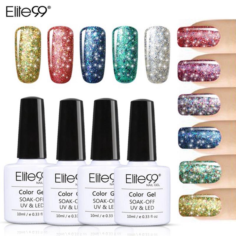 Elite99 Super Bling Gel Nail Polish Pure Soak Off UV LED Starry Gel Polish UV LED Glitter Sequins Nail for Art 10ml, Fxj6624
Elite99 Super Bling Gel Nail Polish Pure Soak Off UV LED Starry Gel Polish UV LED Glitter Sequins Nail for Art 10ml, Fxj6624