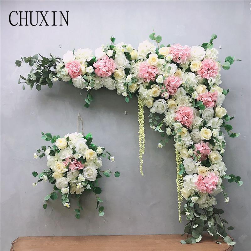 Luxury Wedding Triangle Flower Runner Row Silk Rose Wedding Arch Decoration Home Hotel Wreath Wall Hanging Decoration, White
Luxury Wedding Triangle Flower Runner Row Silk Rose Wedding Arch Decoration Home Hotel Wreath Wall Hanging Decoration, White