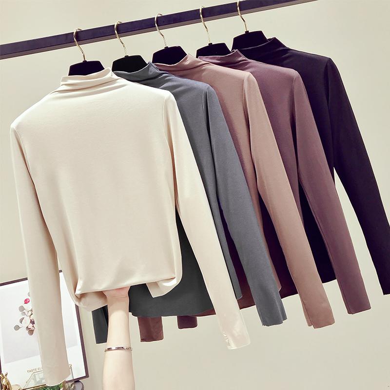 gkfnmt Korea Chic Long Sleeve Tee Shirt Women 2020 Tops Spring Autumn Elegant T-Shirt Sext Turtleneck Slim Fit TShirt Clothes, Black
gkfnmt Korea Chic Long Sleeve Tee Shirt Women 2020 Tops Spring Autumn Elegant T-Shirt Sext Turtleneck Slim Fit TShirt Clothes, Black
