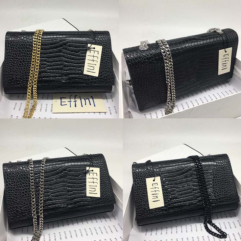 Crocodile Kate Crossbody Bag EFFINI Flap Clutch Chain Luxurys Designers Women embossed Leather Handbags Purses Shoulder Messenger Bags, Invoice sell with bag only
Crocodile Kate Crossbody Bag EFFINI Flap Clutch Chain Luxurys Designers Women embossed Leather Handbags Purses Shoulder Messenger Bags, Invoice sell with bag only