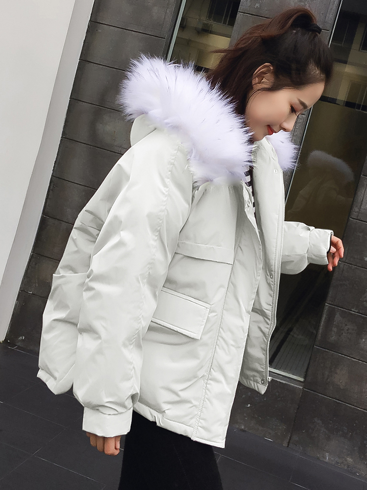 Cotton Padded Jacket Women's Winter Jacket Short Winter Clothes Korean Version Loose Small Cotton Bread Coat Student LJ201127