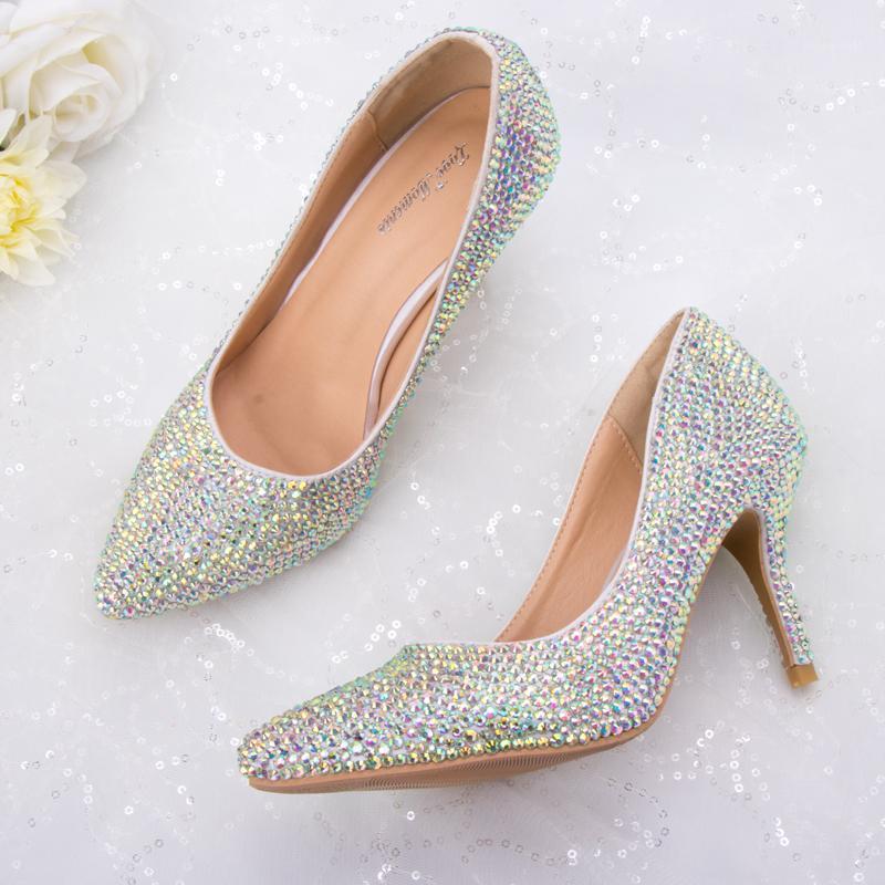 Crystal Shoes Colorful Rhinestone Wedding Party Dress Glittering Bling Glary Ponited Toe 8cm High Heels Special Beautiful Shoes1, As pic
Crystal Shoes Colorful Rhinestone Wedding Party Dress Glittering Bling Glary Ponited Toe 8cm High Heels Special Beautiful Shoes1, As pic