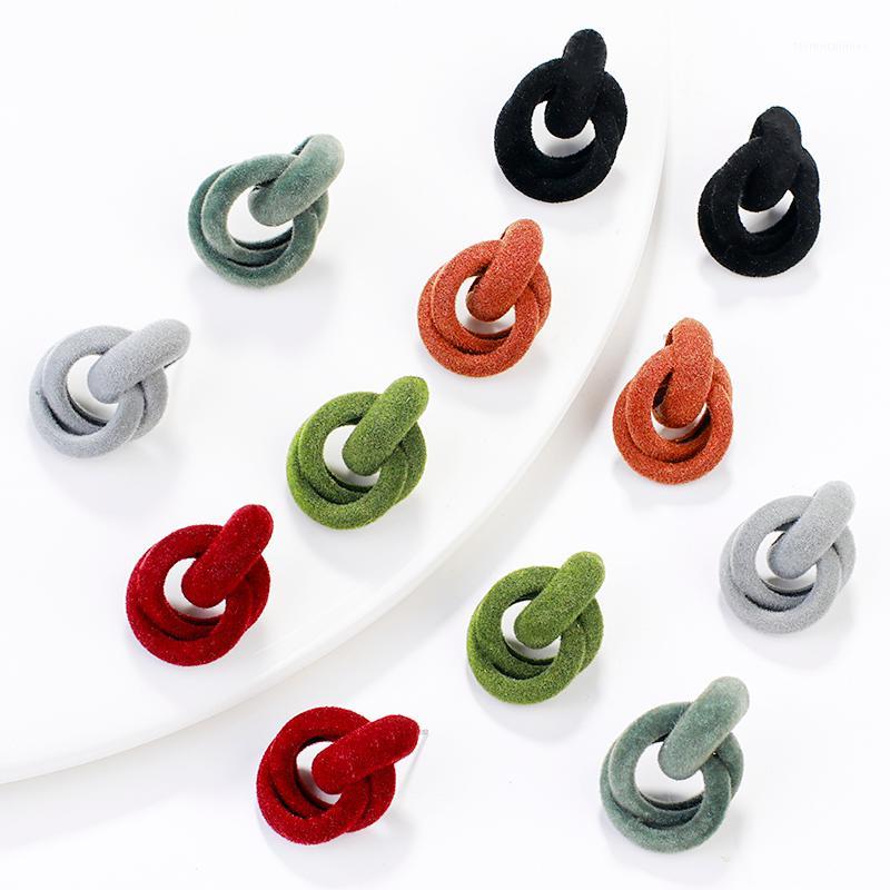 Stud Lifefontier 2021 Colorful Velvet Knotted Earrings Twisted Knot Geometric Autumn Winter Female Korean Jewelry1
Stud Lifefontier 2021 Colorful Velvet Knotted Earrings Twisted Knot Geometric Autumn Winter Female Korean Jewelry1