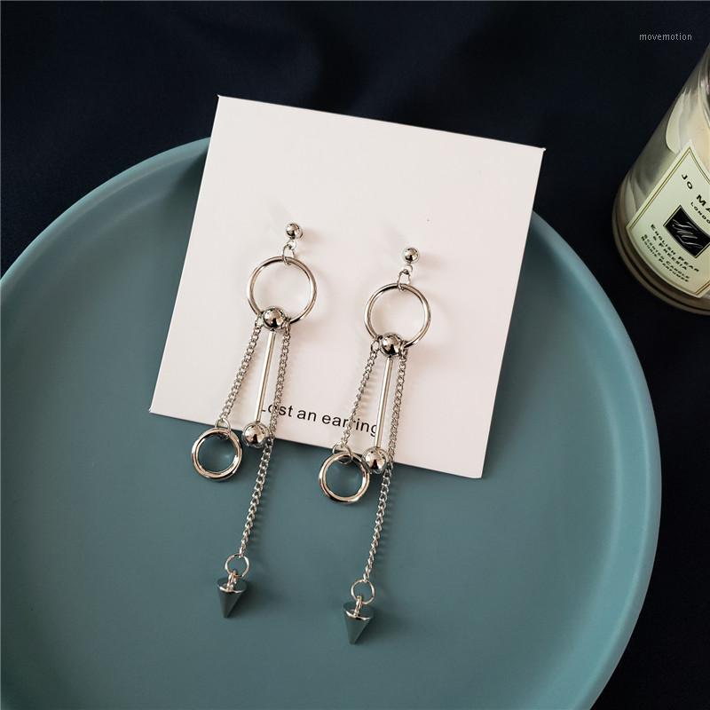 1Pair Simple Punk Long Tassel Cone Dangle Earrings Women Jewelry Korea Exquisite Hip Hop Round Circle Chain Drop Earrings E2241
1Pair Simple Punk Long Tassel Cone Dangle Earrings Women Jewelry Korea Exquisite Hip Hop Round Circle Chain Drop Earrings E2241