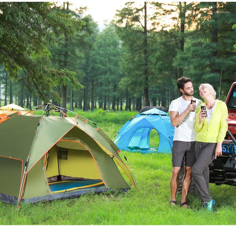 Explorer automatic tent outdoor anti-storm rain 3-4 people thick rainproof double 2 single camping 2 seconds speed open1
Explorer automatic tent outdoor anti-storm rain 3-4 people thick rainproof double 2 single camping 2 seconds speed open1