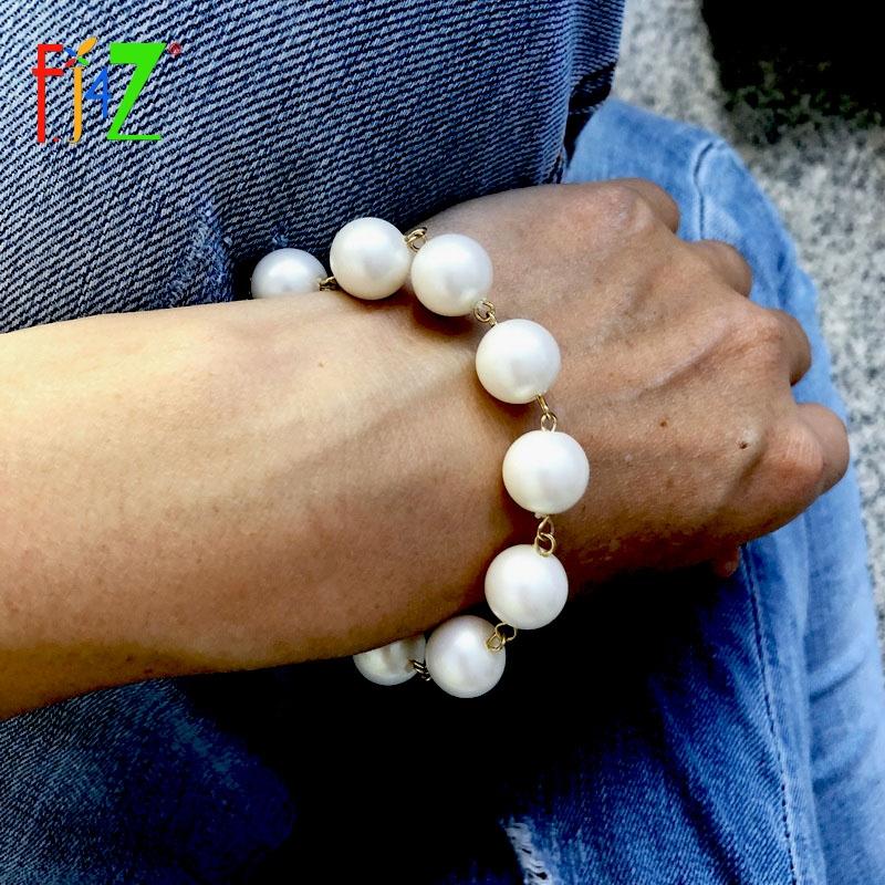 F.J4Z 2020 Hot Baroque Simulated Pearl Beaded Bracelet Charms Bracelets Bangles for Women Ladies Jewelry Gifts
F.J4Z 2020 Hot Baroque Simulated Pearl Beaded Bracelet Charms Bracelets Bangles for Women Ladies Jewelry Gifts