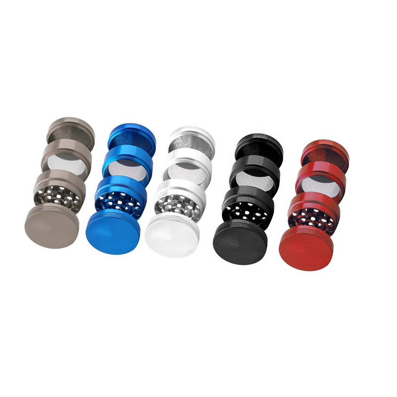 4-Layer Aluminum Herb Grinder For Smoking 40*35mm Tobacco Grinders Smoke Pipe Accessories