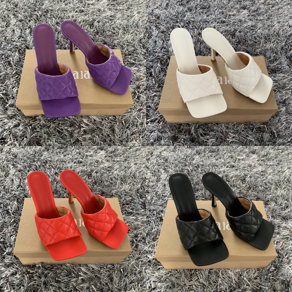 2020 New Summer Women Square Toe Sandals Ladies Pu Leather Plaid Outside Thin High Heels Slippers Female Fashion Woman Shoes J1208, Dct-x red
2020 New Summer Women Square Toe Sandals Ladies Pu Leather Plaid Outside Thin High Heels Slippers Female Fashion Woman Shoes J1208, Dct-x red